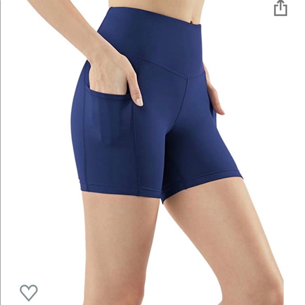 High Waisted Athletic Biker Shorts